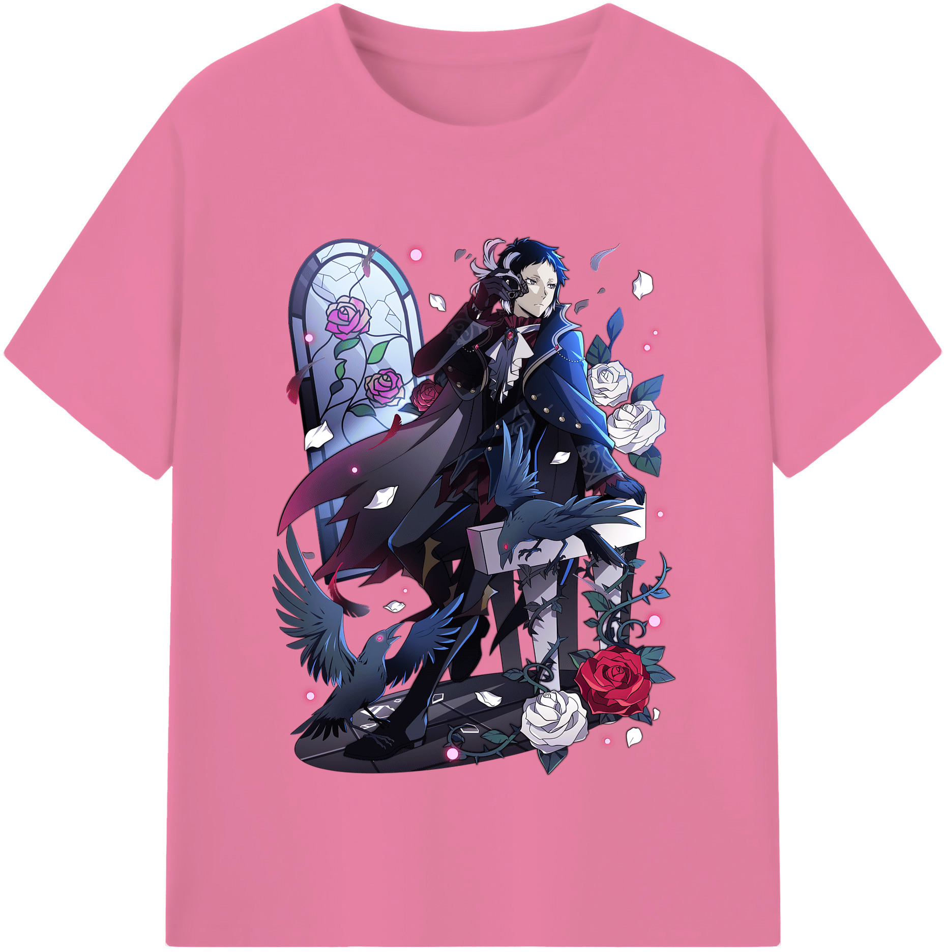 （画像用） 文豪ストレイドッグス Bungo Stray Dogs 綿100％半袖Tシャツ（フロントプリント）
